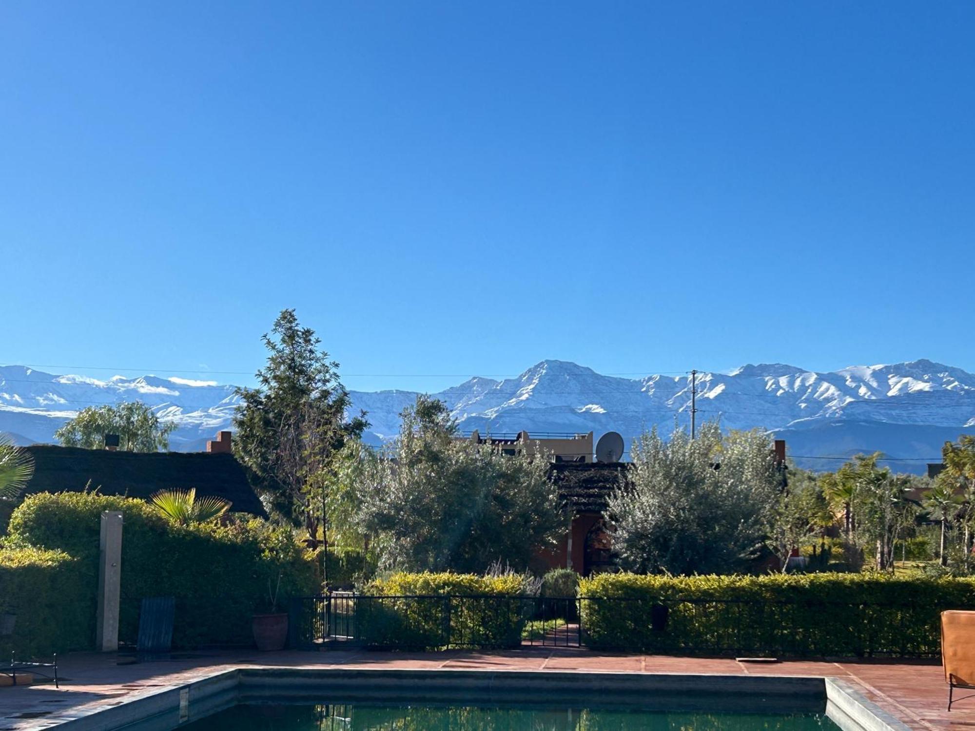 Les Orangers De l'Ourika Hotel Douar Akkara Bagian luar foto